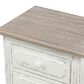 Baxton Studio Anjou 2-Drawer Nightstand in White and Natural, , large