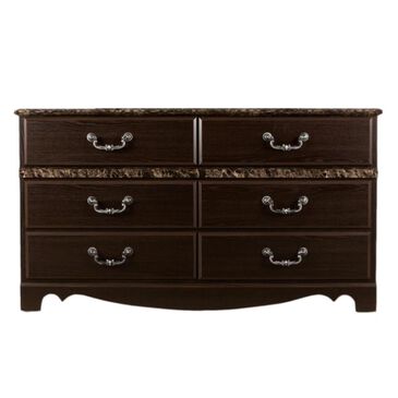 Lemoore Verona 6-Drawer Dresser in Cappuccino, , large