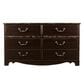 Lemoore Verona 6-Drawer Dresser in Cappuccino, , large