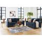 Ashley Aviemore Stationary Sofa and Loveseat Set in Ink, , large
