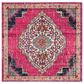Safavieh Monaco MNC254D 5" Square Pink Area Rug, , large