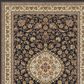 Oriental Weavers Masterpiece 033B 9"10" x 12"10" Black and Ivory Area Rug, , large
