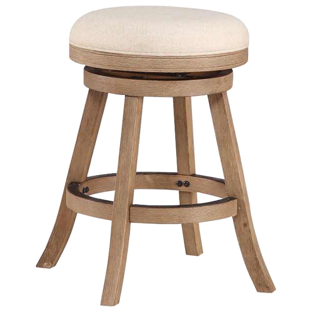 Boraam Industries Fenton 24" Swivel Counter Stool in Driftwood, , large