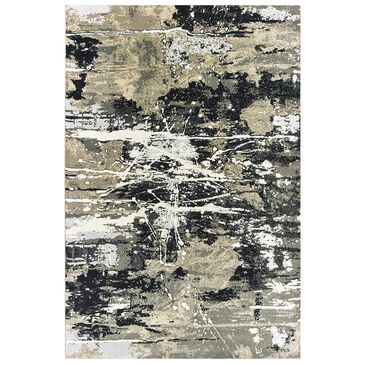 Oriental Weavers Bowen 109E 6"7" x 9"6" Black Area Rug, , large