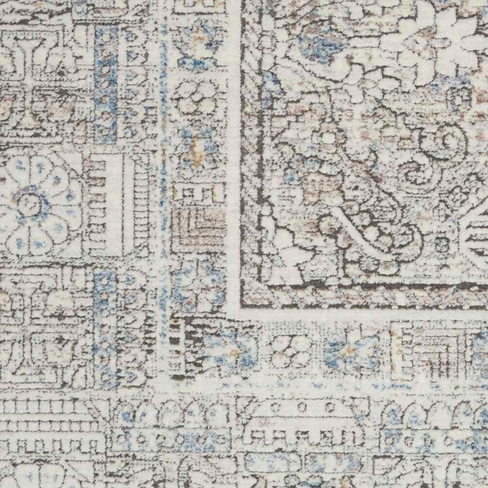 Nourison Starry Nights STN02 8&#39; x 10&#39; Cream and Grey Area Rug, , large