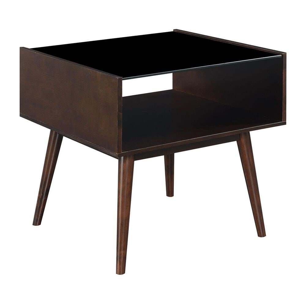 Mayberry Hill June End Table in Espresso Brown, , large