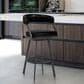Blue River Dione 30" Swivel Barstool in Vintage Black, , large