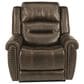 Flexsteel Oscar Power Lift Recliner with Headrest and Lumbar in Dark Brown, , large