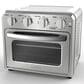 HOMLUX 16 Qt Air Fryer Toaster Oven in Silver, , large