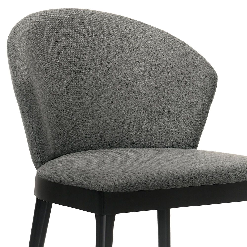 Blue River Arcadia and Juno 5-Piece 42&quot; Dining Set with Charcoal Cushion in Black, , large