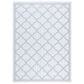 Safavieh Bermuda Geometric 8" x 10" Ivory and Light Blue Indoor/Outdoor Area Performance Rug, , large