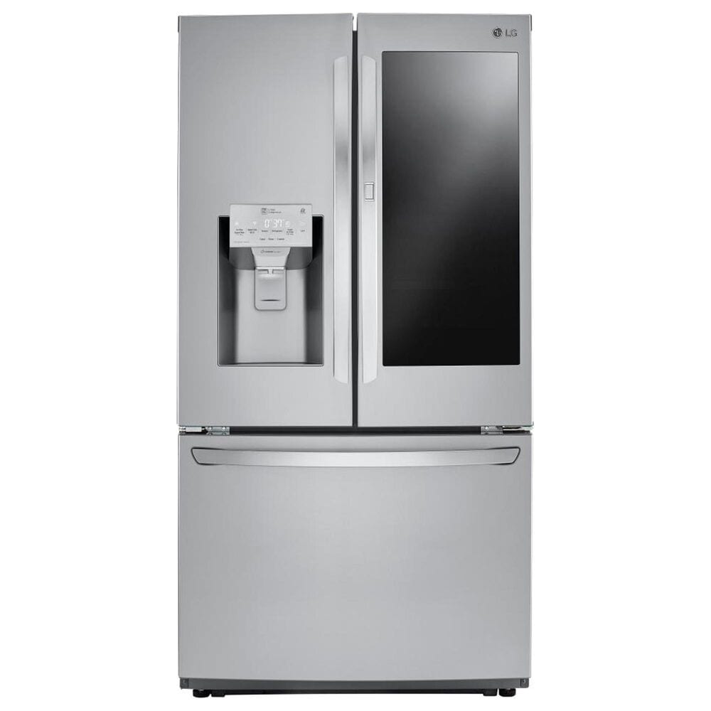 LG 21.9 Cu. Ft. 3-Door French Door Counter Depth Refrigerator with InstaView Door-in-Door in Stainless Steel , , large