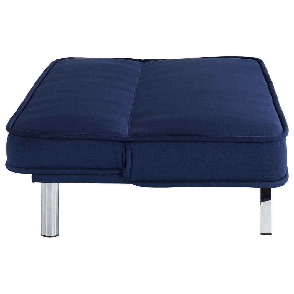 Lifestyle Solutions Toni Convertible Sofa in Navy, , large