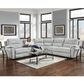Homestretch 3-Piece Power Reclining Curved Sectional in Dove, , large