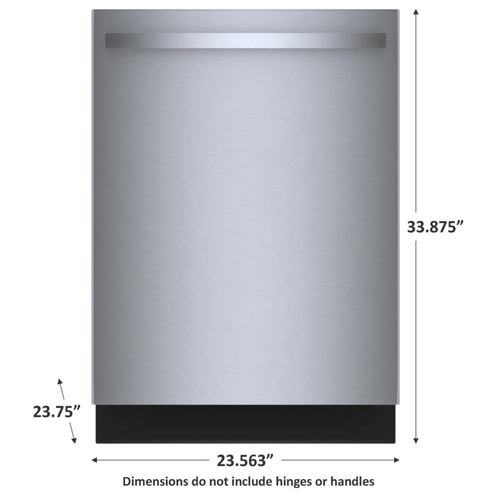Bosch 300 Series 24&#39;&#39; Built-In Bar Handle Dishwasher with 8 Wash Cycles in Stainless Steel, , large
