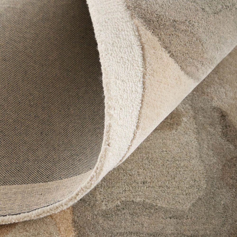 Feizy Kendall Gray and Brown 5' x 8' Area Rug, , large