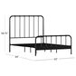 Richlands Furniture Javi Queen Slat Platform Metal Bed in Black, , large