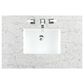 James Martin Vanities Brittany 36" Single Bathroom Vanity in Smokey Celadon with 3 cm Eternal Jasmine Pearl Quartz Top and Rectangular Sink, , large