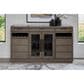 Simeon Collection Pure Modern Buffet Server with Hutch in Moonstone, , large
