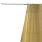 COAST Avon Round End Table in Gold and White, , large