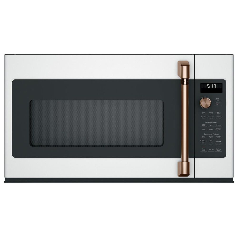 Cafe Handle and Knob Kit for Microwave Oven in Brushed Copper, , large