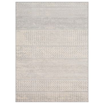 Surya Monaco MOC-2306 2" x 3" Silver Gray and Cream Scatter Rug, , large