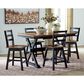 Ashley Wildenauer Swivel Counter Stool in Brown and Black, , large