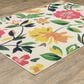 Oriental Weavers Havana HAV02 Ivory and Multicolor 7"10" x 10" Indoor/Outdoor Area Rug, , large