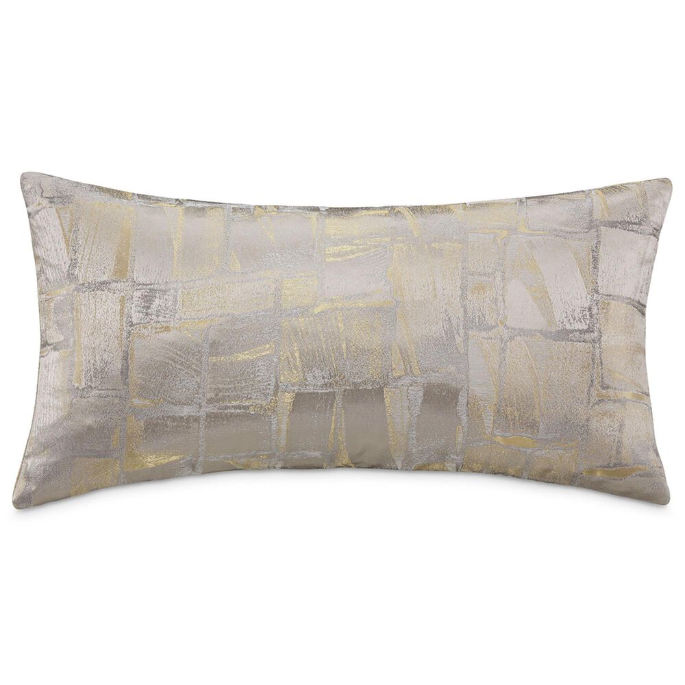 Vista Haus Ferrara 13" x 24" Lumbar Throw Pillow in Platinum, , large