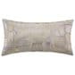 Vista Haus Ferrara 13" x 24" Lumbar Throw Pillow in Platinum, , large