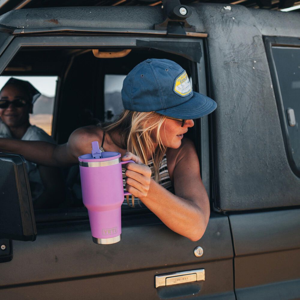 YETI Rambler 30 Oz Travel Straw Mug with Color-Matched Straw Lid in Desert Bloom, , large