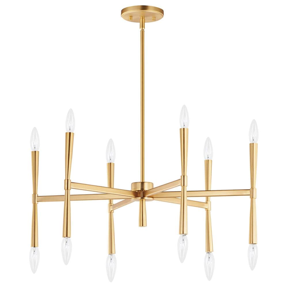 Maxim Lighting Rome 12-Light Chandelier in Satin Brass, , large