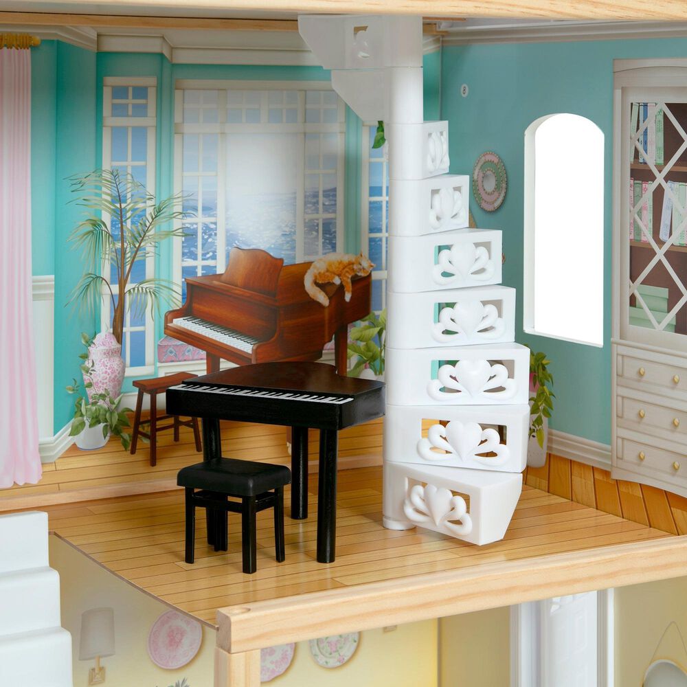 Delta Children Mysize Dollhouse with Large 3-Story and 7 Rooms in Multicolor, , large