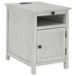 Ashley Treytown Chairside End Table in Whitewashed, , large