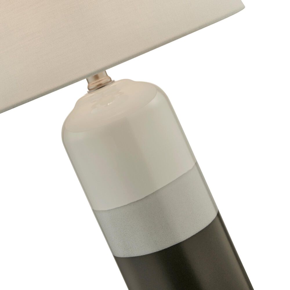 Lite Source Neena Table Lamp in Black and White &#40;Set of 2&#41;, , large