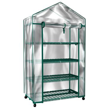 Timberlake 4-Tier Portable Greenhouse in Green, , large