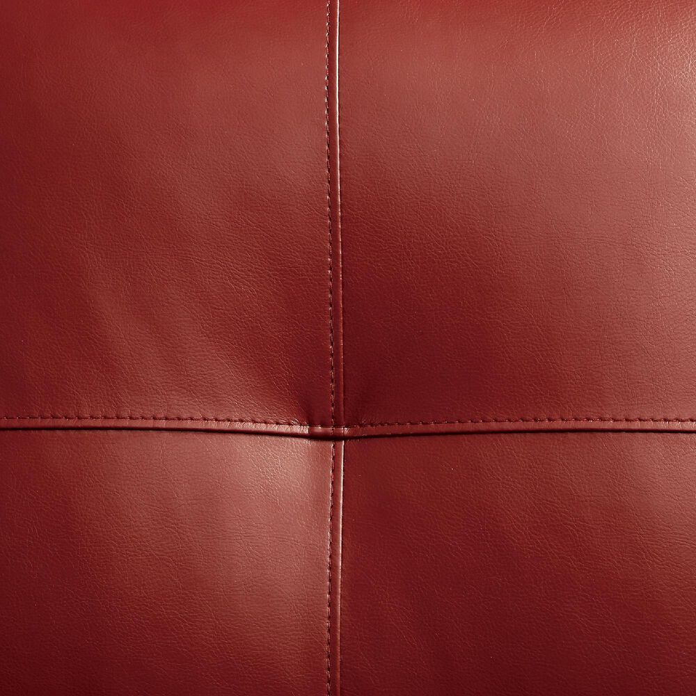 Furniture of America Crowder 2-Piece Stationary Right Facing Sectional in Mahogany Red, , large