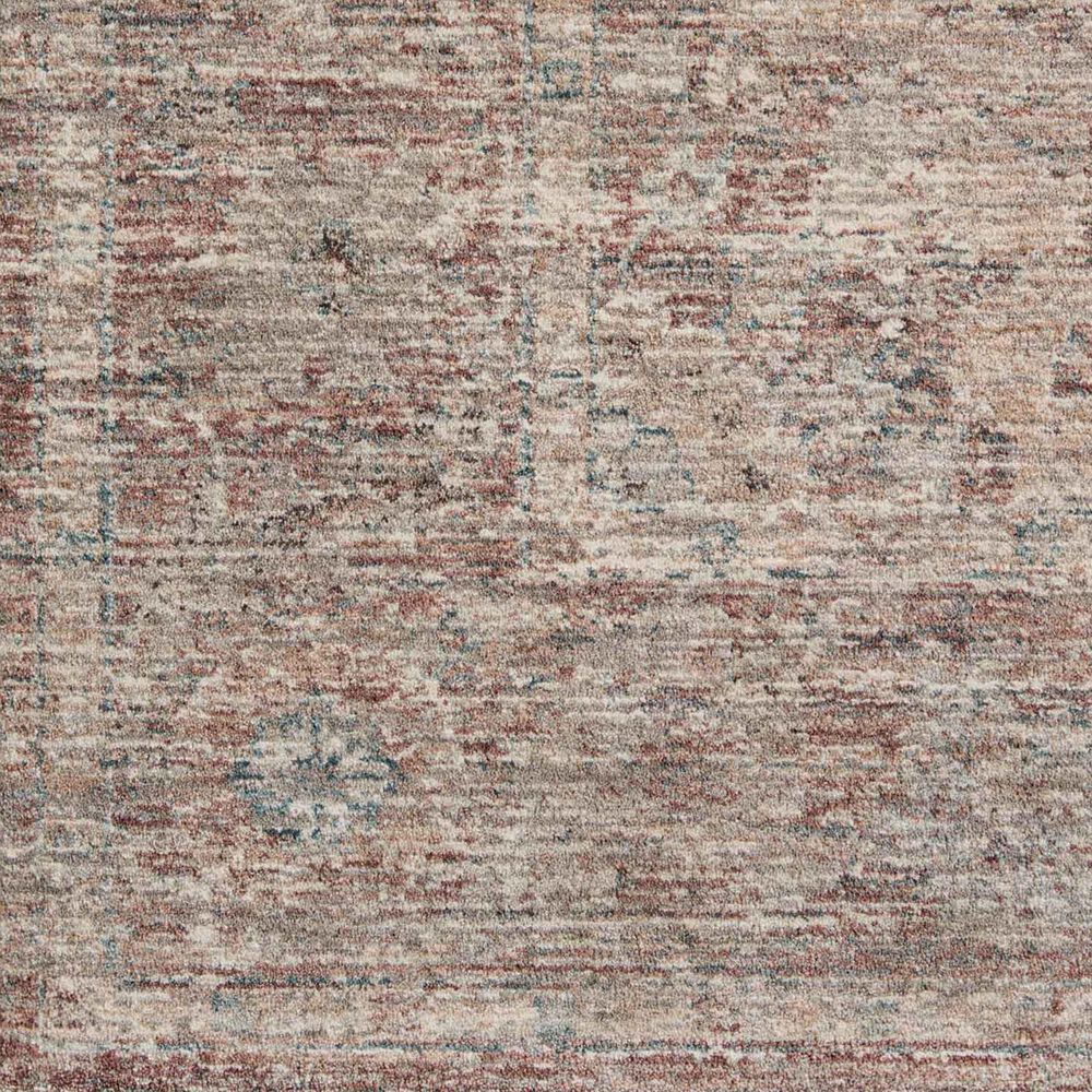 Magnolia Home Millie 5&#39;3&quot; Round Brick and Fog Area Rug, , large