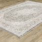 ROW by Oriental Weavers Cavett Gray and Orange 9"10" x 13" Area Rug, , large