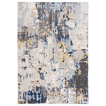 RIZZY Bolero BOL727 2"6" x 8" Ivory, Beige, Blue and Light Gray Runner, , large
