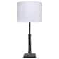 Splendor Living Rosehaven Table Lamp in Charcoal, , large