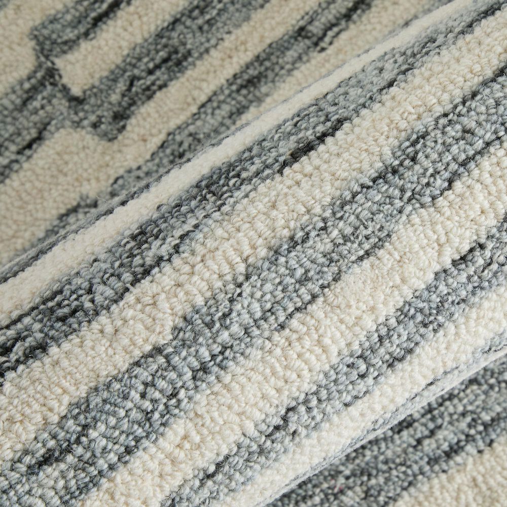Feizy Wallace WAL8A42F Gray 5&#39; x 8&#39; Area Rug, , large
