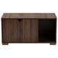 Baxton Studio Jasper 2-Door Cat Litter Box Cover House in Walnut Brown, , large