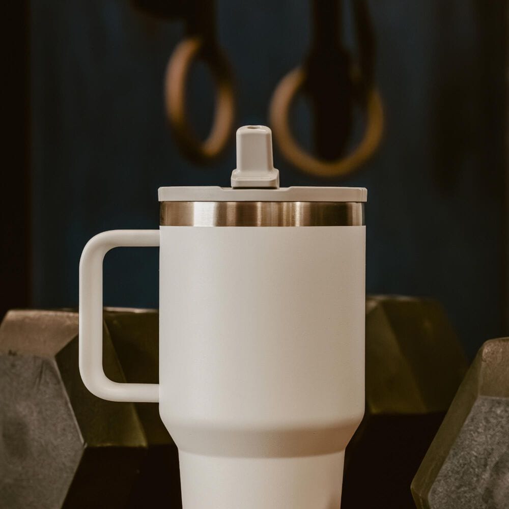 YETI Rambler 40 oz Travel Str Mug Cape Taupe, , large