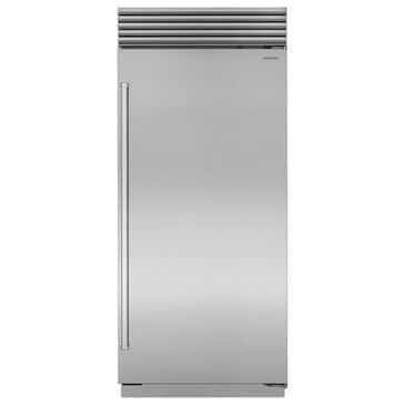 Sub Zero 22.8 Cu. Ft. Classic Right Hinge Built-In Refrigerator with Pro Handle in Stainless Steel, , large
