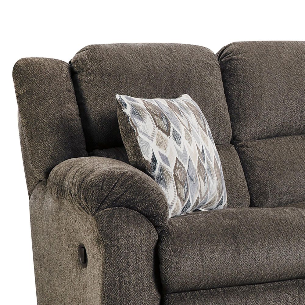 HomeStretch Newport Manual Reclining Sofa in Clove, , large