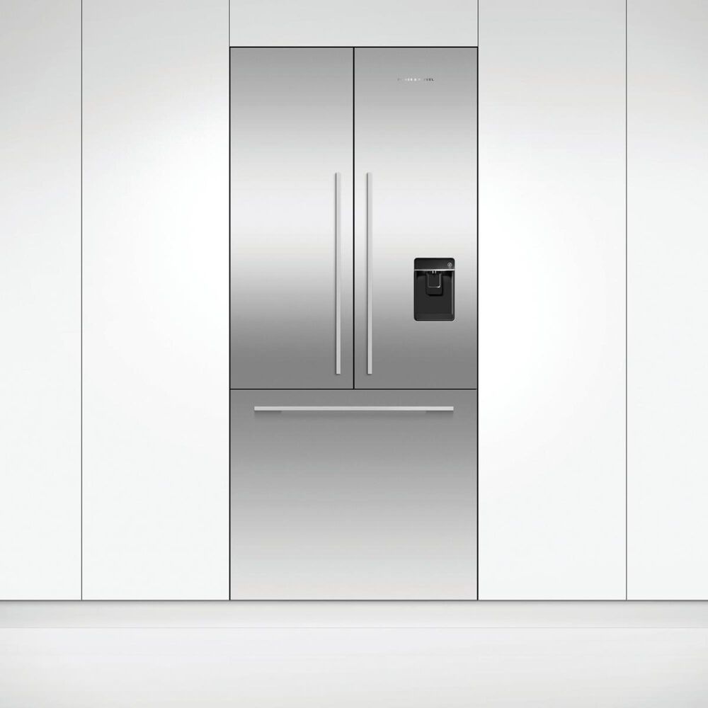 Fisher &amp; Paykel 16.8 Cu. Ft. Built-in French Door Refrigerator with Ice and Water - Panels Sold Separately, , large