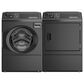 Speed Queen 3.5 Cu. Ft. Left-Hinged Front Load Washer and 7.0 Cu. Ft. Electric Dryer Laundry Pair in Matte Black, , large