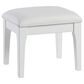 Millenium Chalanna Vanity Stool in Bright White, , large