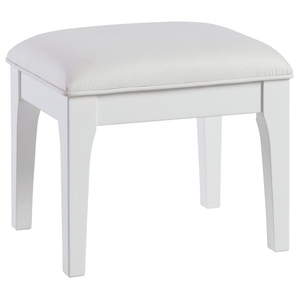 Chalanna Vanity Stool - White Chalanna Vanity Stool - White